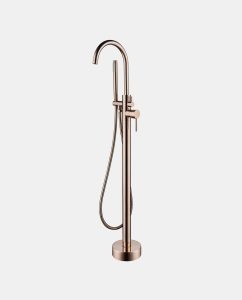 Blu Motion Rose Gold Free-Standing Bath Mixer