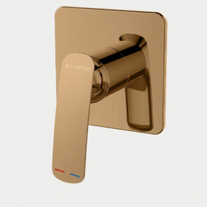 Blu Motion Rose Gold Under- Wall Shower Mixer