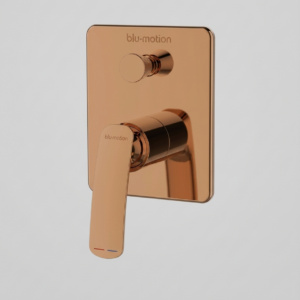 Blu Motion Rose Gold Bath & Shower Mixer with Diverter