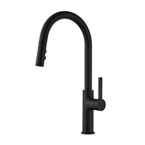 Blu Motion Matte Black Pull-Out Kitchen Mixer