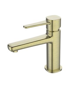 Blu Motion Brushed Brass Basin Mixer