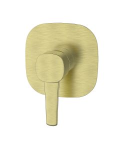 Blu Motion Brushed Brass Shower Mixer