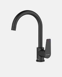 Blu Motion Luxus Black Deck-Mounted Kitchen Sink Mixer