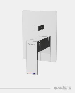 Blu Motion Quaddro Under wall Mixer With Diverter