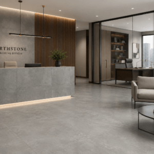 Soft Stone Smoke Glazed Polished Porcelain Tile (600x600mm)